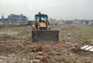 एमडीडीए की सख़्त कार्रवाई- अवैध प्लॉटिंग पर चला बुलडोज़र, 10 बीघा क्षेत्र में ध्वस्तीकरण
